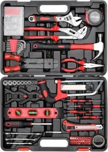 TLGREEN 218-Piece Portable Tool Kit for Mechanics