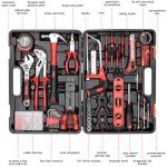 TLGREEN 218-Piece Portable Tool Kit for Mechanics