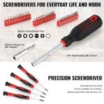 TLGREEN 218-Piece Portable Tool Kit for Mechanics