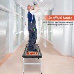TLGREEN 7-in-1 Folding Work Table & Portable Bench