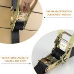 TLGREEN Heavy Duty Ratchet Straps - 4 Pack