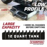 Low Profile 12 Quart Oil Drain Container