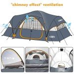Spacious 10-Person Camping Tent for Family Trips