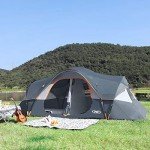 Spacious 10-Person Camping Tent for Family Trips