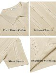 COOFANDY Men's Short Sleeve Knit Polo Shirt