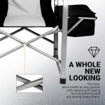 KingCamp Oversized Folding Camping Chair with Table
