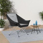 KingCamp Oversized Padded Camping Chair for Comfort
