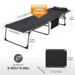 KingCamp Oversize Folding Lounge Chair for Outdoors