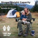 KingCamp Oversized Camping Chair with Lumbar Support