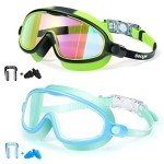 2-Pack Seago Adjustable Swim Goggles for Kids