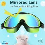 2-Pack Seago Adjustable Swim Goggles for Kids