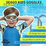 2-Pack Seago Adjustable Swim Goggles for Kids