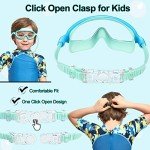 2-Pack Seago Adjustable Swim Goggles for Kids