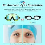 2-Pack Seago Adjustable Swim Goggles for Kids