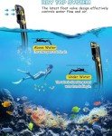 Greatever Dry Snorkel Set with Panoramic Mask