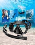 Greatever Dry Snorkel Set with Panoramic Mask