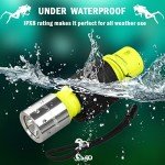 HECLOUD Waterproof Diving Flashlight - 2 Pack