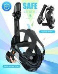 Greatever G2 Full Face Snorkel Mask with Mount