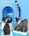 4-in-1 Snorkeling Gear Set for Adults