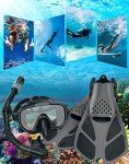 4-in-1 Snorkeling Gear Set for Adults