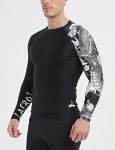 LAFROI Men's UPF 50+ Long Sleeve Rash Guard