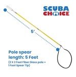 Travel-Friendly 5' Fiberglass Hawaiian Sling Pole Spear