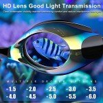 Polarized Anti-Fog Swim Goggles good for Near-sighted