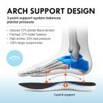 Men's Wide Toe Box Arch Support Sneakers - Black