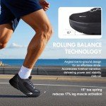 Men's Wide Toe Box Arch Support Sneakers - Black