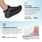 Men's Wide Toe Box Arch Support Sneakers - Black