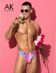 Arjen Kroos Men's Stylish Printed Swim Briefs