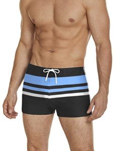 COOFANDY Men's Navy Swim Trunks and Briefs