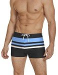 COOFANDY Men's Navy Swim Trunks and Briefs