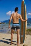 COOFANDY Men's Navy Swim Trunks and Briefs