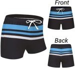 COOFANDY Men's Navy Swim Trunks and Briefs