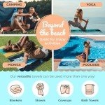 Extra Large Tropical Blue Shark Beach Towel