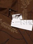 Coofandy Men's Casual Slim Fit Western Shirt
