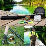 Sougayilang Fly Fishing Rod and Reel Combo