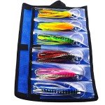 6-Piece Deep Sea Trolling Lure Set with Bag