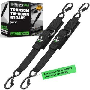 Rhino USA Heavy Duty Boat Trailer Straps - 2 Pack