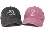 Embroidered Captain Hats for Nautical Adventures