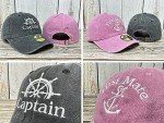 Embroidered Captain Hats for Nautical Adventures