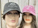 Embroidered Captain Hats for Nautical Adventures
