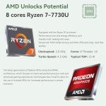 Dell Inspiron 15.6" Touchscreen Laptop with Ryzen 7
