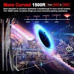 SANSUI 27" Curved 180Hz Gaming Monitor with Speakers