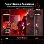 SANSUI 27" Curved 180Hz Gaming Monitor with Speakers