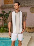 Vintage Short Sleeve Hawaiian Bowling Shirt for Men