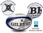 Gilbert G-TR4000 Size 5 Rugby Ball - Red