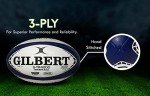 Gilbert G-TR4000 Size 5 Rugby Ball - Red