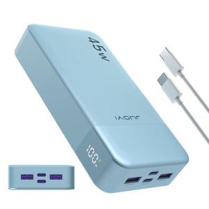JUOVI 20000mAh Fast Charging Portable Power Bank - Island Blue or Jungle Green